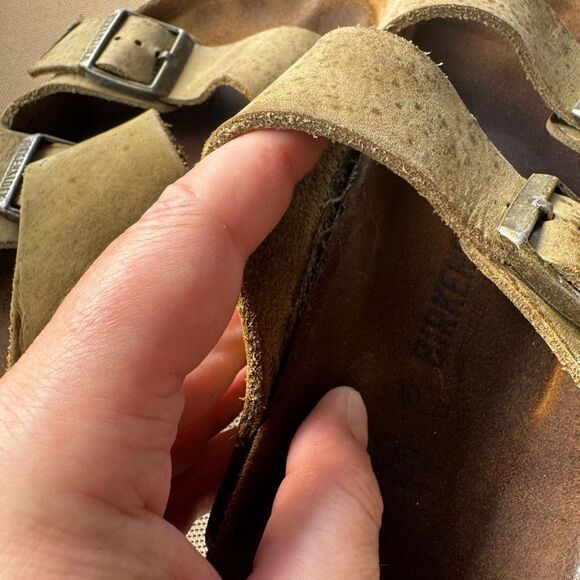 Birkenstock Khaki Arizona Sandals Sz. 40 - Picture 8 of 11